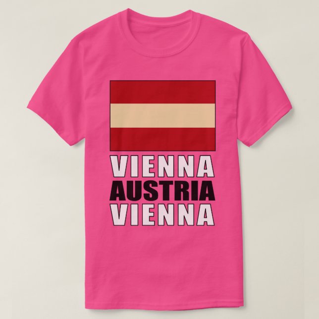 Camiseta Bandera de Austria (Diseño del anverso)