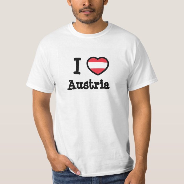 Camiseta Bandera de Austria (Anverso)