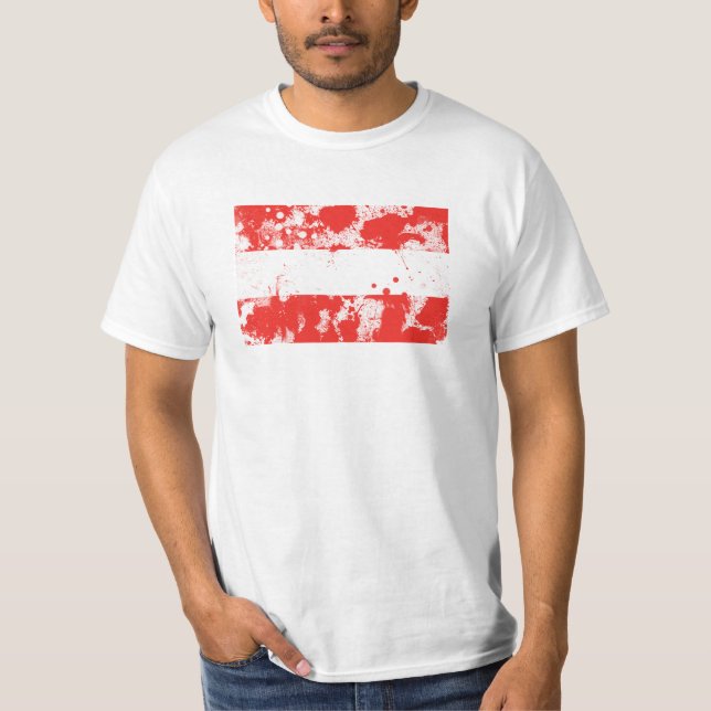 Camiseta Bandera de Austria (Anverso)