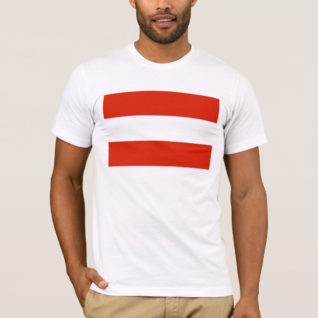 Camiseta Bandera de Austria (Anverso)