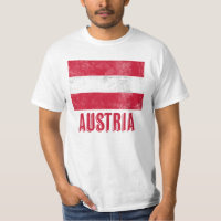Bandera de Austria "Grunge" look.