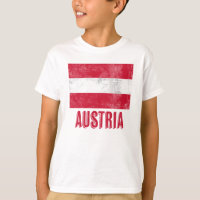 Bandera de Austria "Grunge" look.