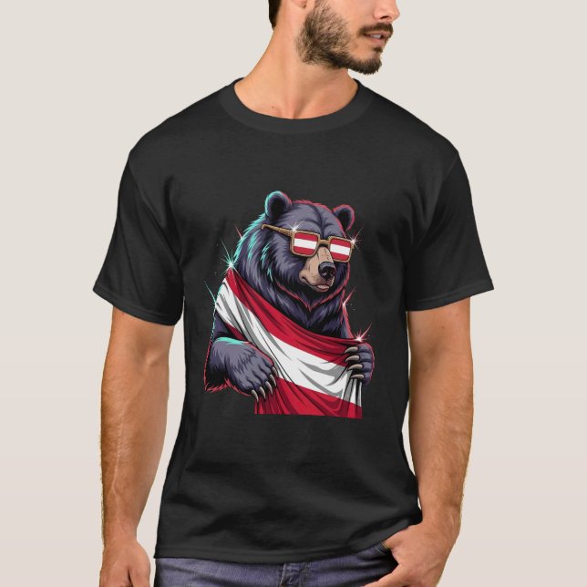 Camiseta Bandera de Austria Orgullo Austriaco 1 (Anverso)