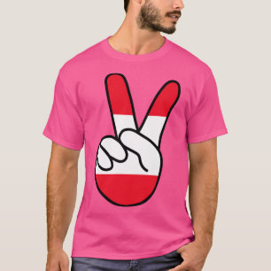 Camiseta Bandera de Austria V Rótulo