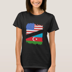 Camiseta Bandera de Azerbaiyán Garra Orgullo Azerí Azerí