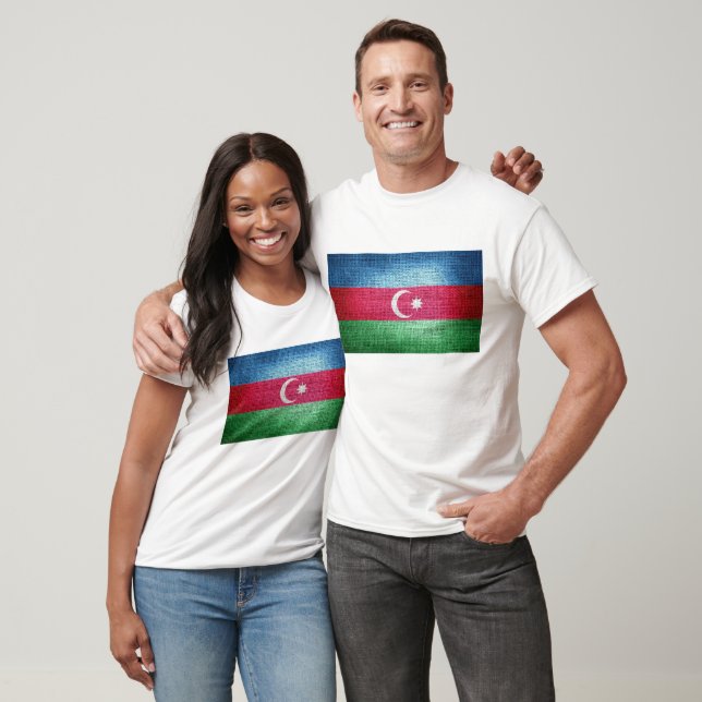 Camiseta bandera de Azerbaiyán Grunge (Unisexo)
