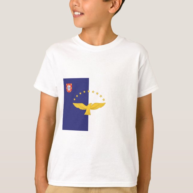 Camiseta Bandera de Azores (Anverso)
