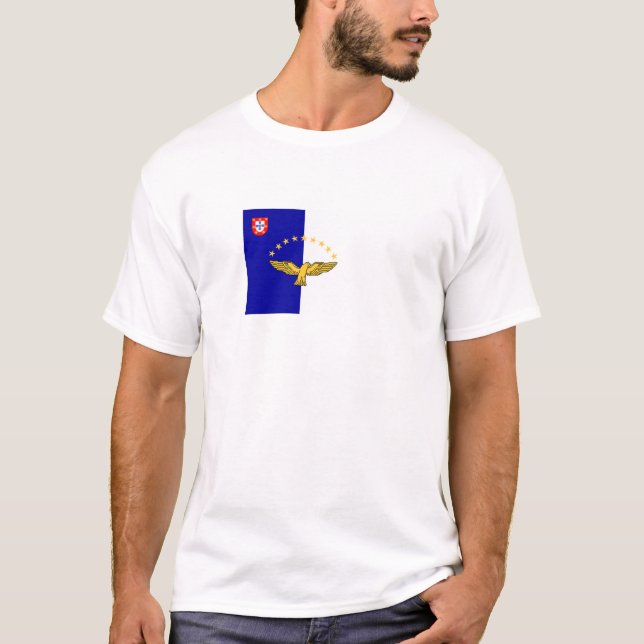 Camiseta bandera de Azores (Anverso)