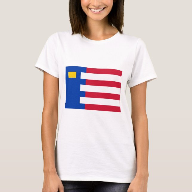 Camiseta Bandera de Baarle-Nassau (Anverso)