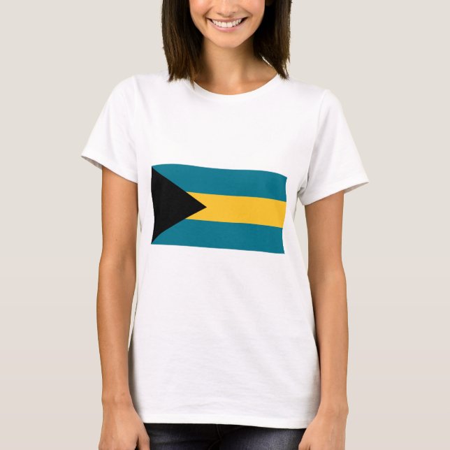 Camiseta Bandera de Bahamas (Anverso)