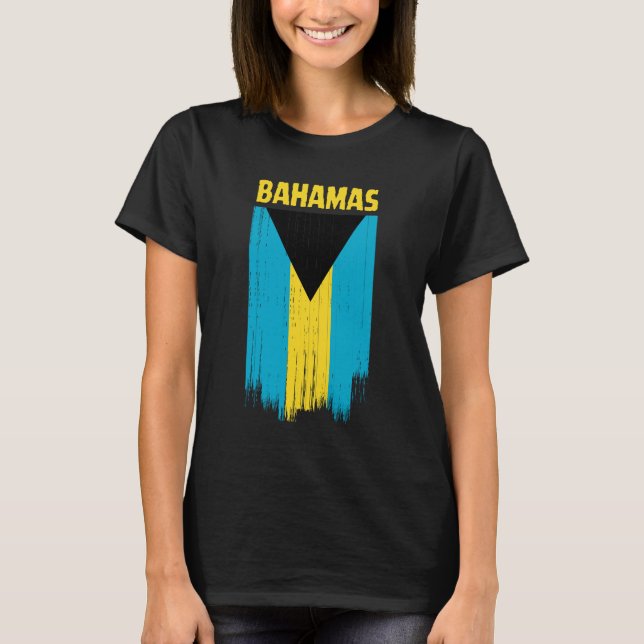 Camiseta Bandera de Bahamas (Anverso)