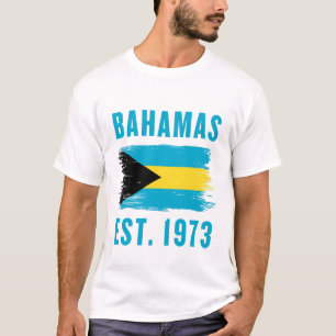 Camiseta bandera de Bahamas