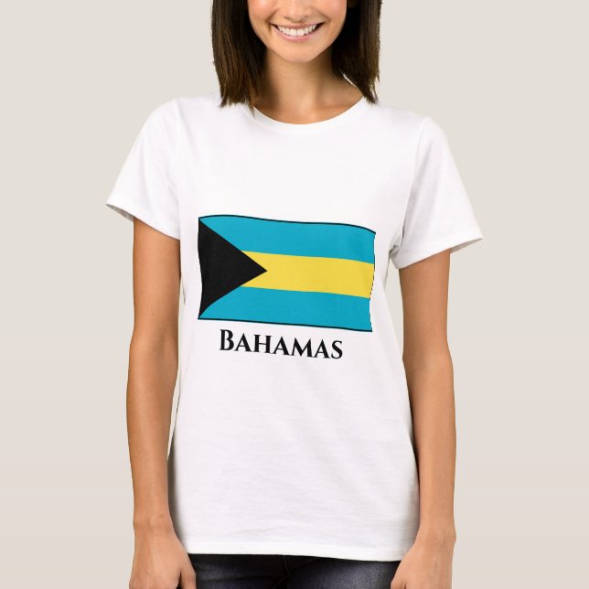 Camiseta Bandera de Bahamas (Anverso)