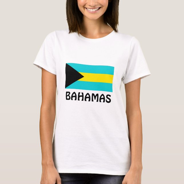 Camiseta Bandera de Bahamas (Anverso)