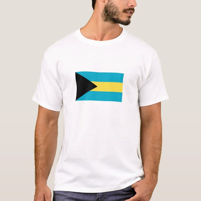 Camiseta Bandera de Bahamas (Anverso)