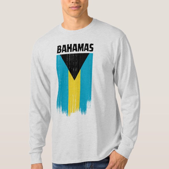 Camiseta Bandera de Bahamas (Anverso)