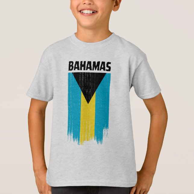 Camiseta Bandera de Bahamas (Anverso)