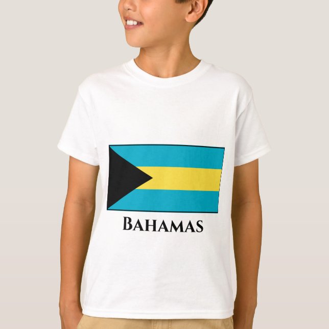 Camiseta Bandera de Bahamas (Anverso)