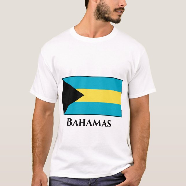 Camiseta Bandera de Bahamas (Anverso)