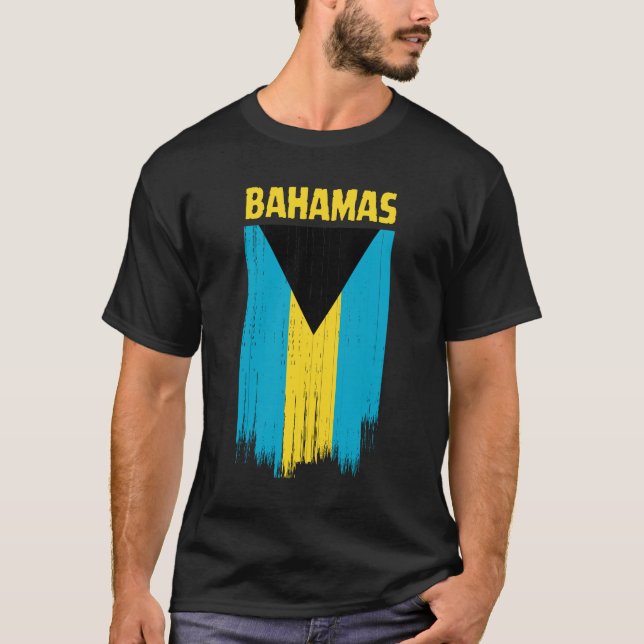 Camiseta Bandera de Bahamas (Anverso)