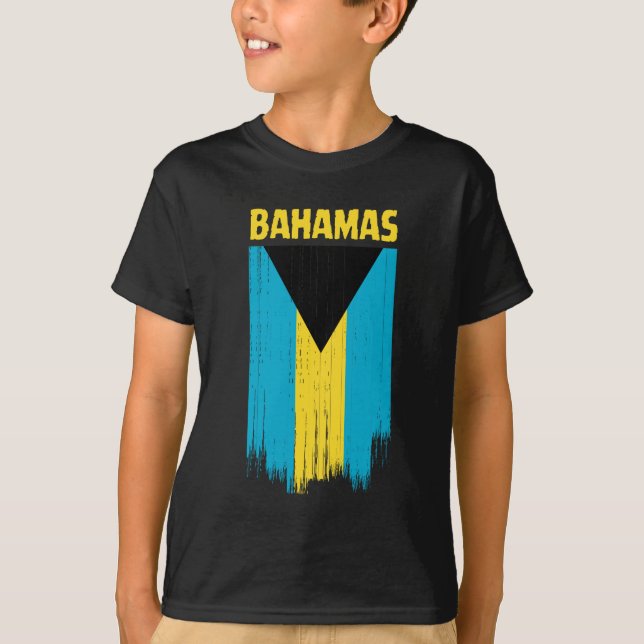 Camiseta Bandera de Bahamas (Anverso)