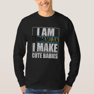 Camiseta Bandera de Bahamas orgullosos hombres y mujeres ba