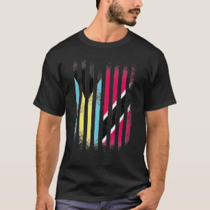 Camiseta Bandera de Bahamas Trinidad y Tobago Grove bandera