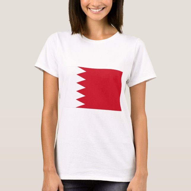 Camiseta Bandera de Bahréin (Anverso)