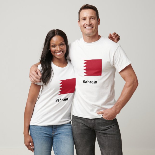 Camiseta Bandera de Bahréin (Unisexo)
