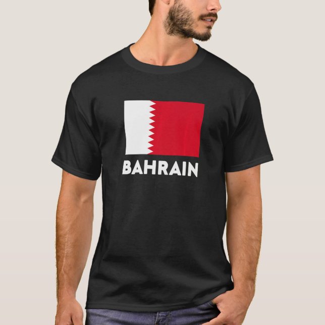 Camiseta Bandera de Bahréin (Anverso)