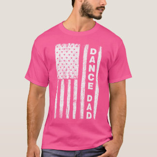 Camiseta Bandera de baile de papá blanca