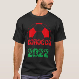 Camiseta Bandera de balón de fútbol de Marruecos 2022 - Fút