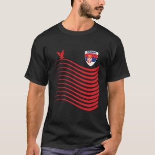 Camiseta Bandera de baloncesto de Serbia Srbija