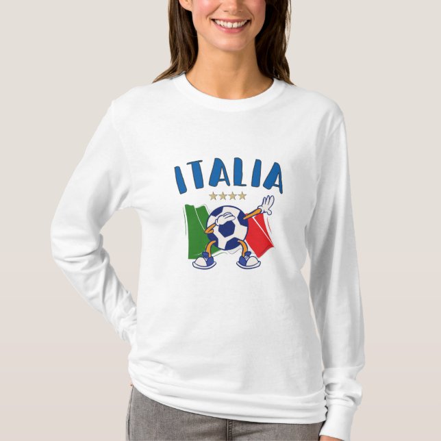 Camiseta Bandera de baloncesto en Italia 4 estrellas (Anverso)