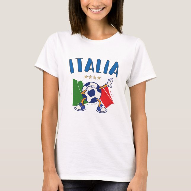 Camiseta Bandera de baloncesto en Italia 4 estrellas (Anverso)