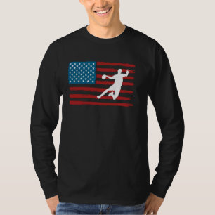 Camiseta Bandera de Balonmano de Estados Unidos para Hombre
