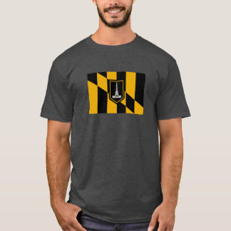 Camiseta Bandera de Baltimore sobredimensionada