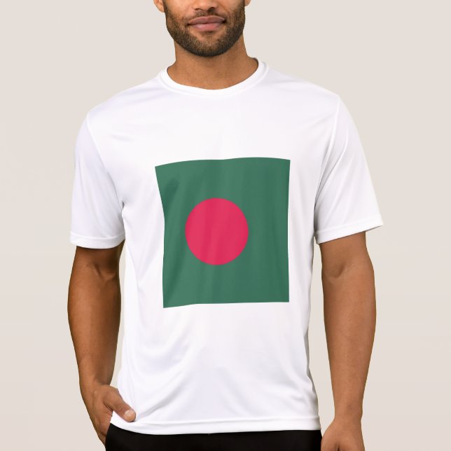 Camiseta Bandera de Bangladesh (Anverso)