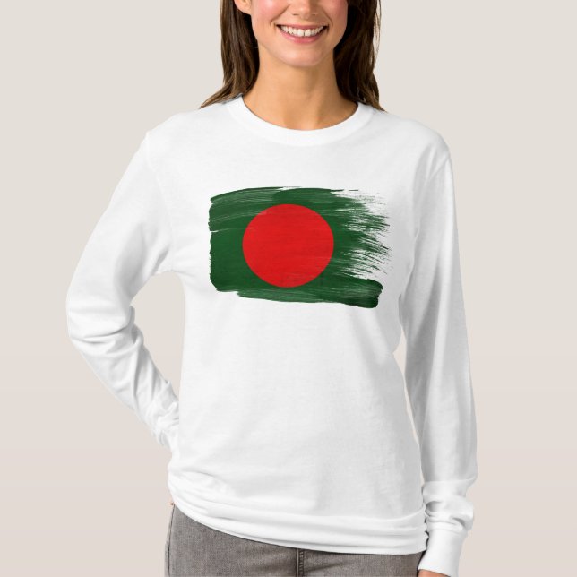 Camiseta Bandera de Bangladesh (Anverso)