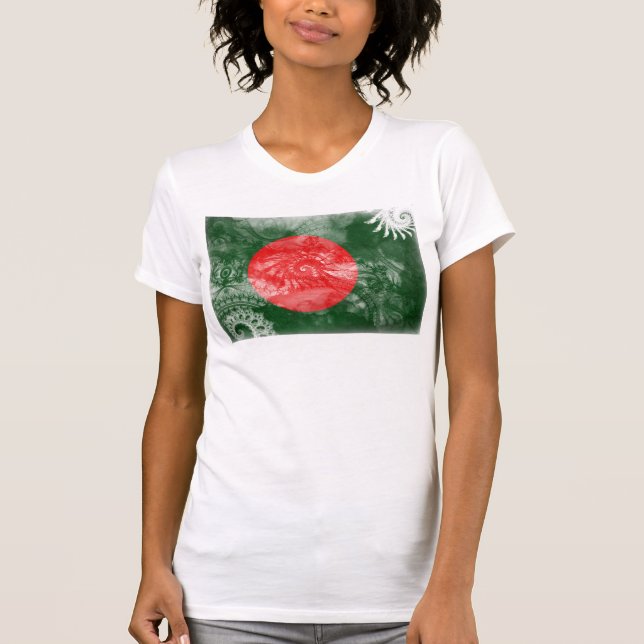 Camiseta Bandera de Bangladesh (Anverso)