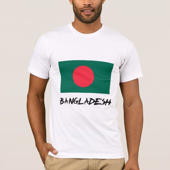 Camiseta Bandera de Bangladesh (Anverso)