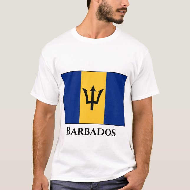 Camiseta Bandera de Barbados (Anverso)