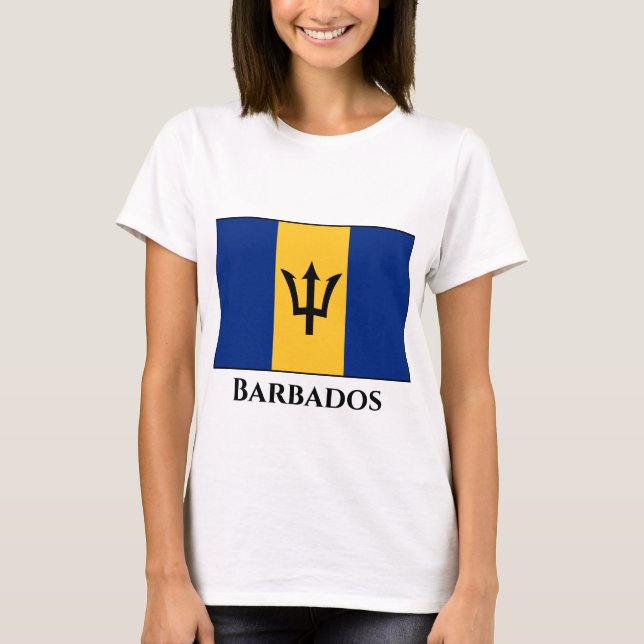 Camiseta Bandera de Barbados (Anverso)