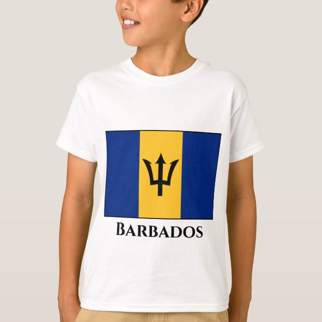 Camiseta Bandera de Barbados (Anverso)