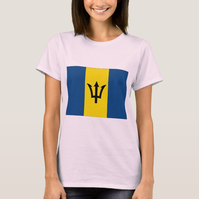 Camiseta Bandera de Barbados (Anverso)