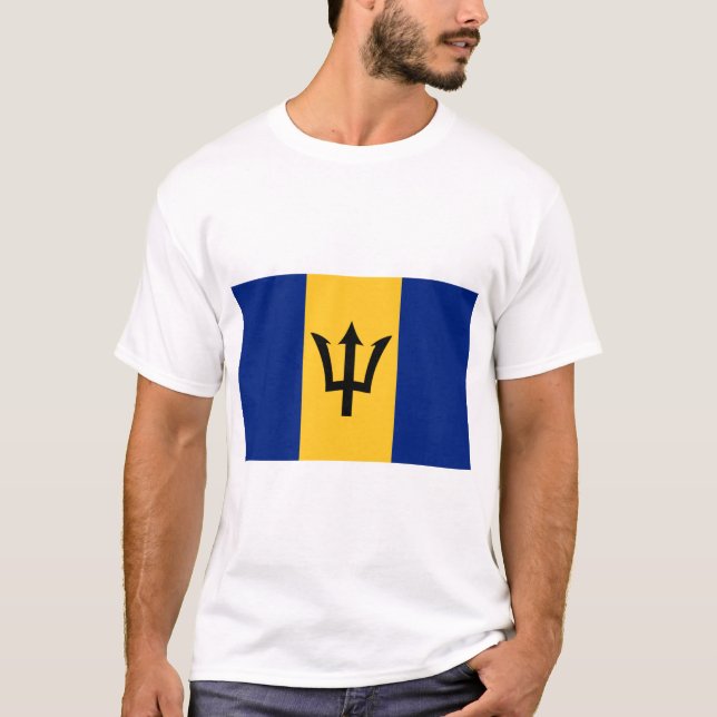 Camiseta Bandera de Barbados (Anverso)