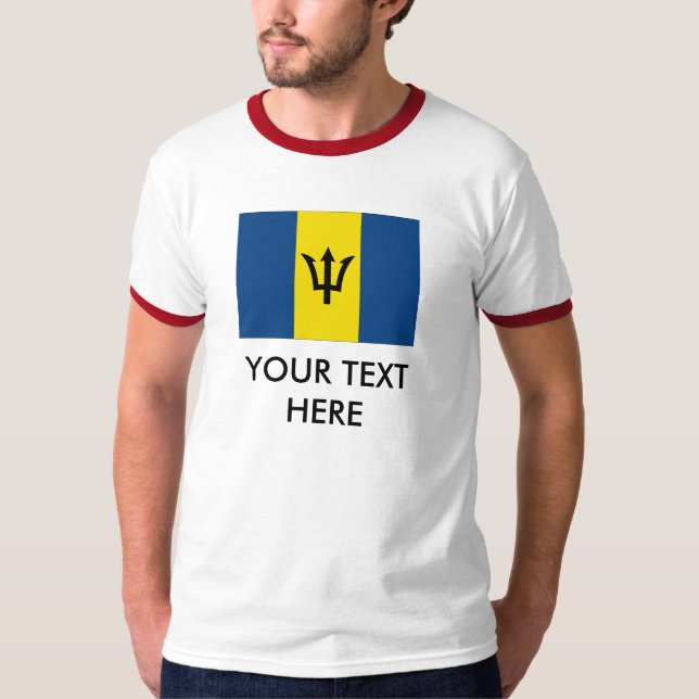 Camiseta Bandera de Barbados (Anverso)