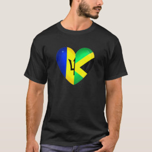 Camiseta Bandera de Barbados Jamaica Bajan Orgullo jamaiqui