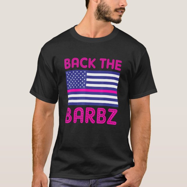 Camiseta Bandera De Barbz Amor Barbas Fans Leales Estadouni (Anverso)