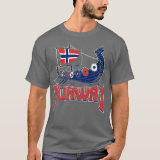 Camiseta Bandera de barco de Noruega